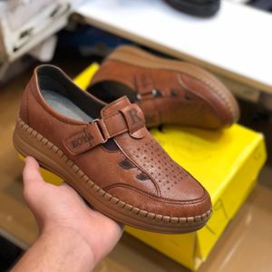 مشخصات کفش طبی زنانه مدل باران رنگ عسلی