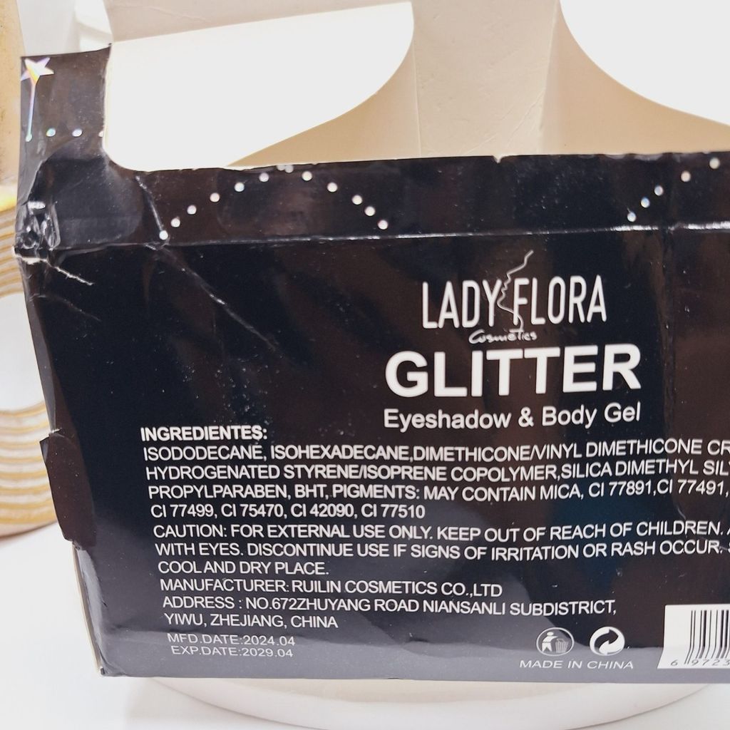 خرید اینترنتی گلیتر مایع تیوپی طرح ماه و ستاره برند GLITTER