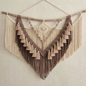 خرید آنلاین دیوارکوب اویز دکوری مکرومه بافی طرح سوگند