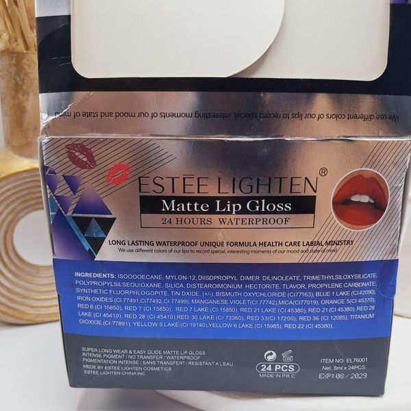 پک رژ مایع 6 تایی برند ESTEE LIGHTEN