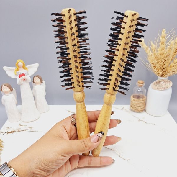 برس مو نسوز چوبی مدل پیچی