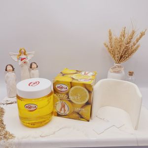 خرید اینترنتی موم سرد با کاغذ اپیلاسیون همراه با کاردک رایحه لیمو برند RONA