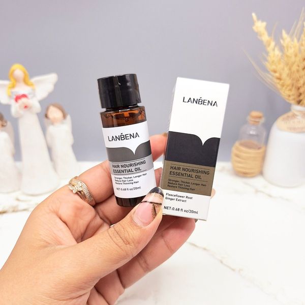 روغن تقویت و رشد مو لانبنا مناسب ضد ریزش مو و ضخیم کننده تارهای مو