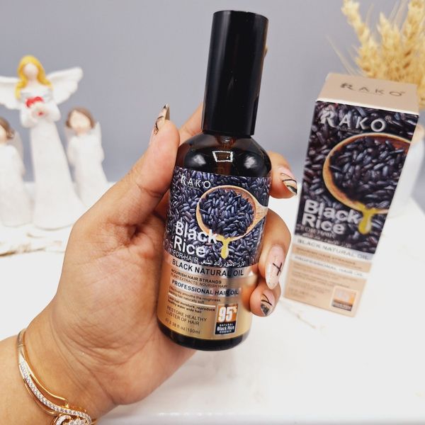 روغن مو تقویتی برنج سیاه برند راکو