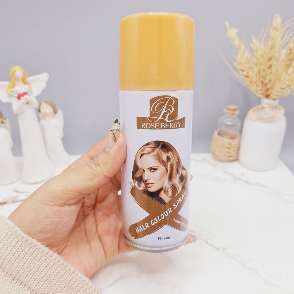 خرید انلاین اسپری رنگ مو قرمز تیره برند ROSE BERRY