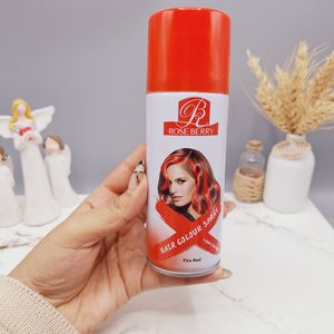 قیمت ارزان اسپری رنگ مو قرمز تیره برند ROSE BERRY
