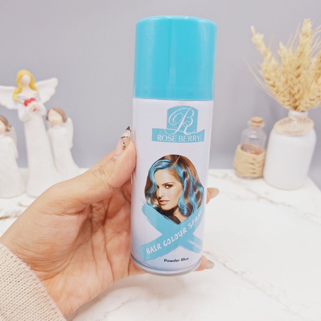 مشخصات اسپری رنگ مو قرمز تیره برند ROSE BERRY
