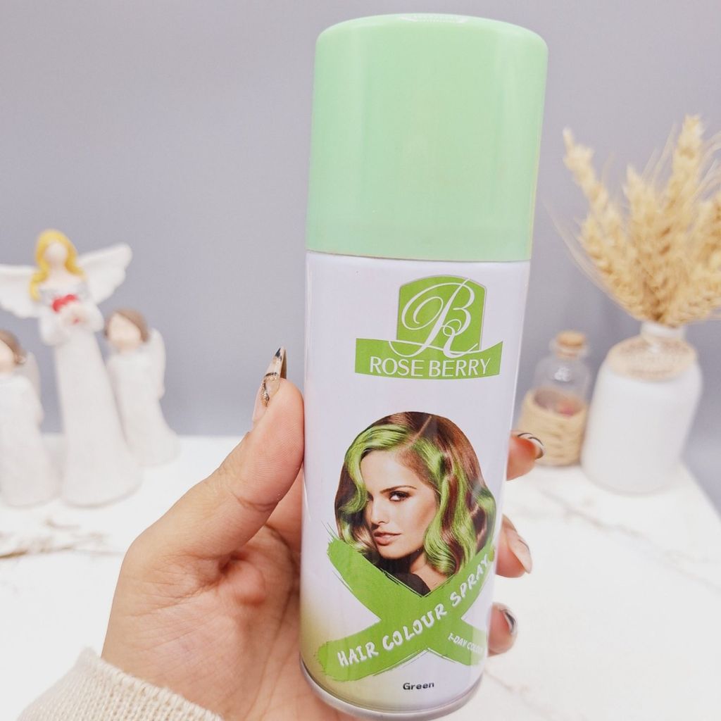 خرید اینترنتی اسپری رنگ مو قرمز تیره برند ROSE BERRY