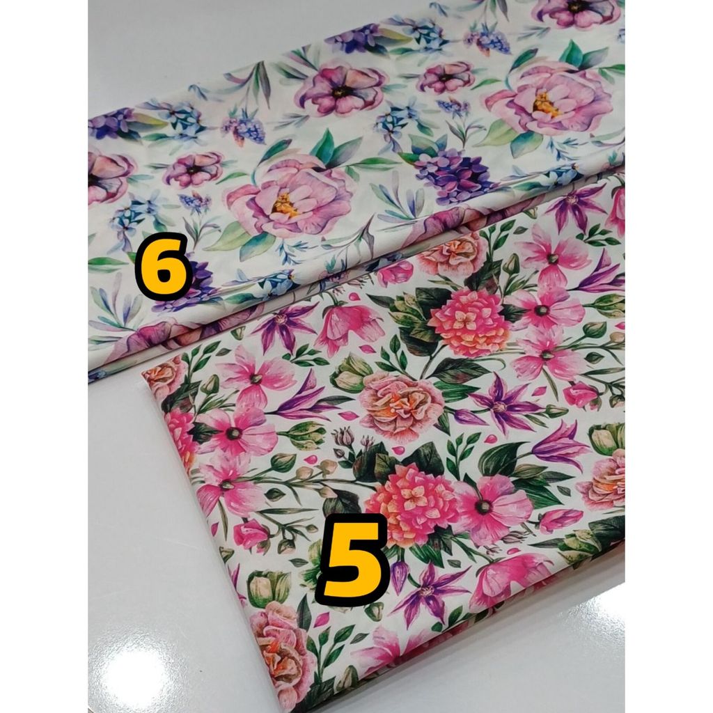قیمت پارچه کرپ فلور درجه یک 7