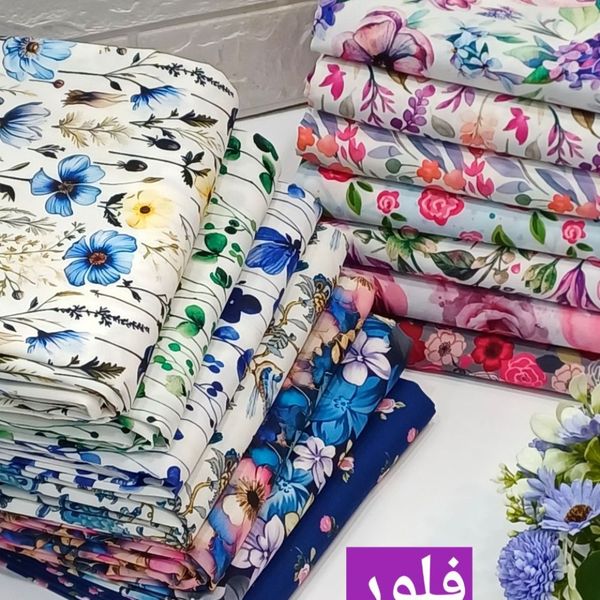 پارچه کرپ فلور درجه یک 7