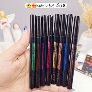 فروش اینترنتی پک 12 تایی خط چشم رنگی فوق العاده زیبا و ضد آب ترند YABAGLIAN