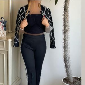 خرید انلاین کراپ مجلسی و شلوار زنانه  مدل آرشیدا