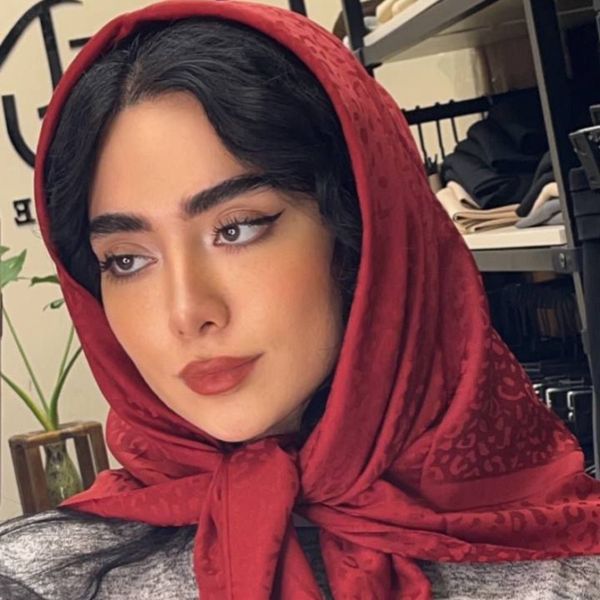 روسری زنانه ابریشم ترک کد 1059