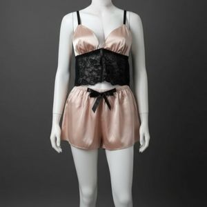 خرید انلاین ست نیمتنه و شورت ساتن