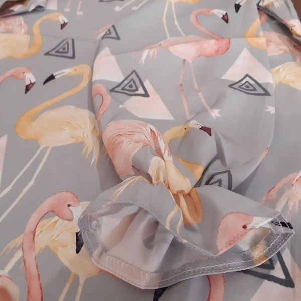 بلوز مجلسی زنانه طرح فلامینگو سایز 44 وارداتی