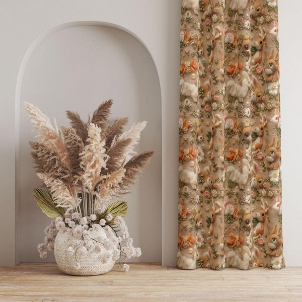 پارچه مخمل پارچه باما طرح 5 بعدی فانتزی کد 5013535