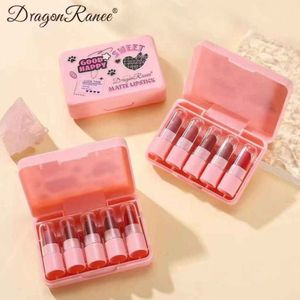 قیمت پک رژلب جامد 5 عددی مینی دراگون رانی Dragon Ranee مدل sweet