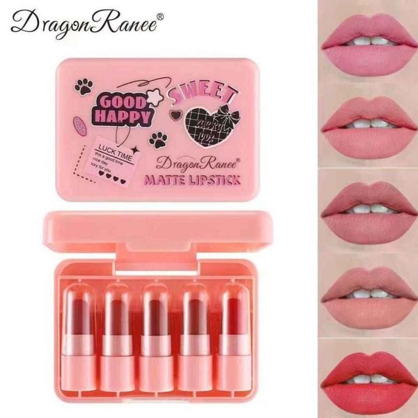 پک رژلب جامد 5 عددی مینی دراگون رانی Dragon Ranee مدل sweet
