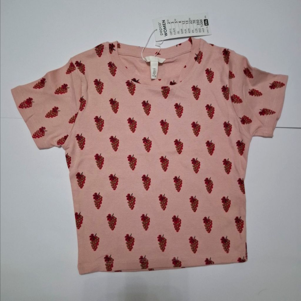 خرید آنلاین کراپ تیشرت H&M بنگلادشی