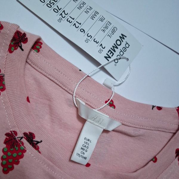 کراپ تیشرت H&M بنگلادشی