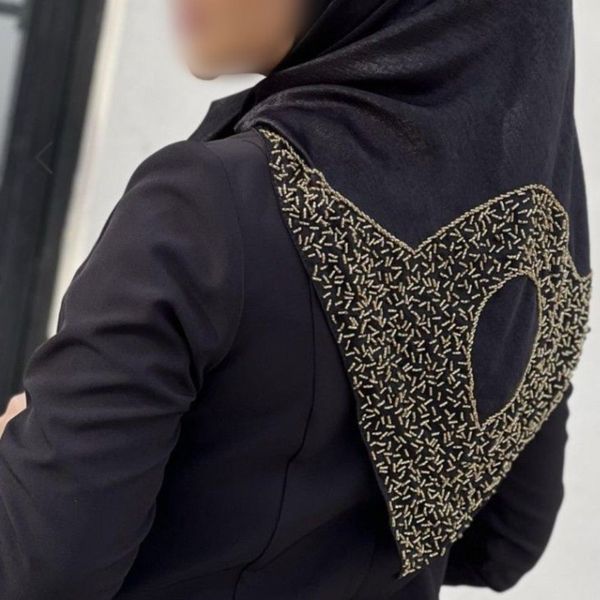 روسری جواهر دوزی مشکی