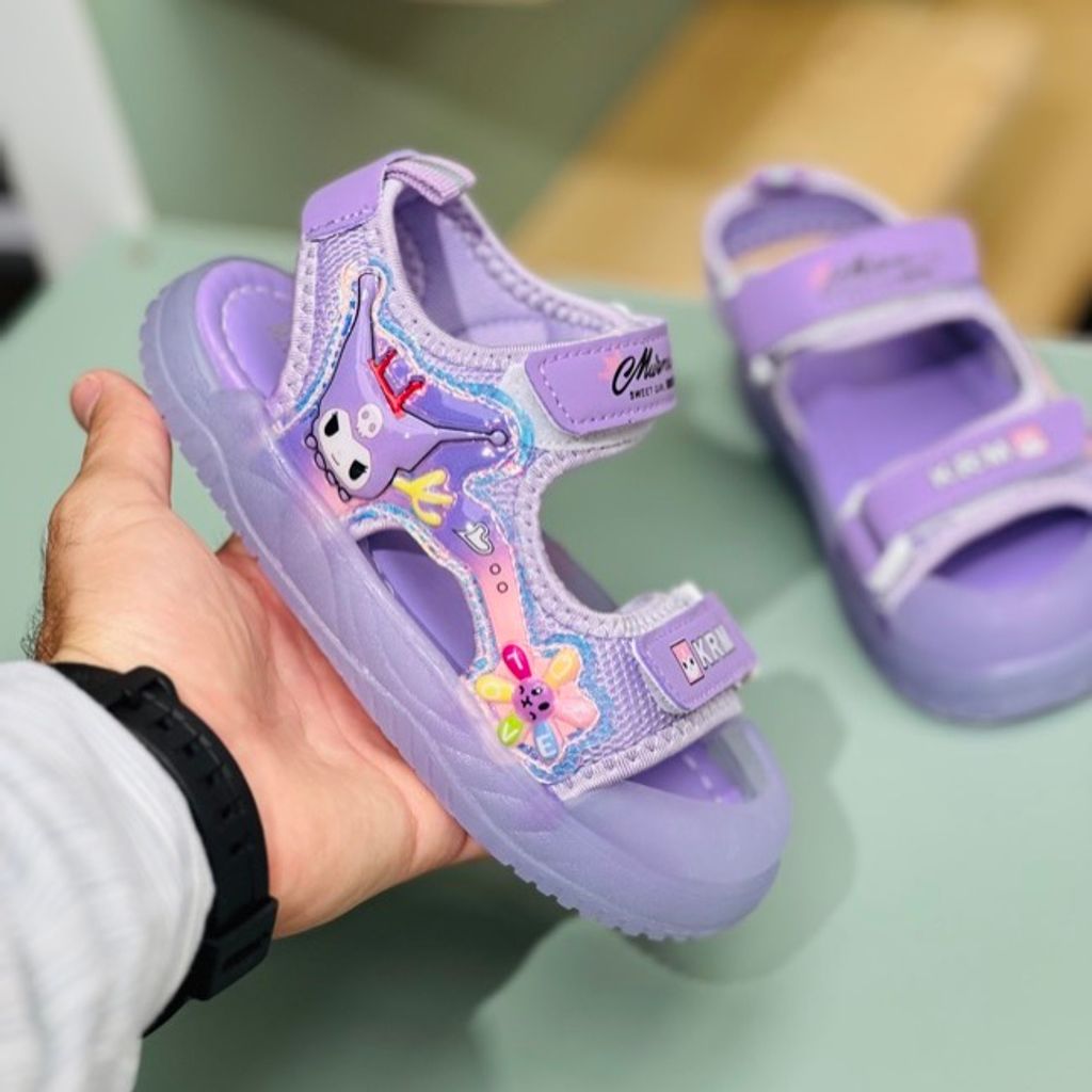 خرید اینترنتی قیمت صندل بچگانه طرح کرومی گل برند A+B کد 4022901