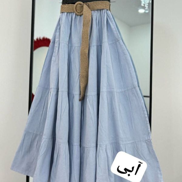 دامن رنگی رنگی زنانه