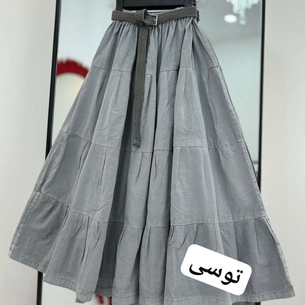 قیمت ارزان دامن رنگی رنگی زنانه