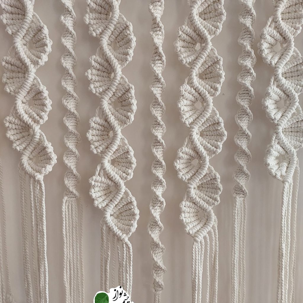 فروش اینترنتی دیوارکوب مکرومه گل شیپوری طرح اختصاصی چشم نواز
