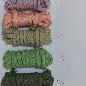 خرید اینترنتی دیوارکوب مکرومه بافی طرح برگ های بهاری چند رنگ