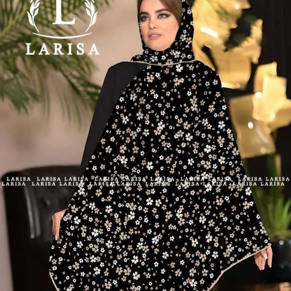 روسری مشگی گلدار قواره 140