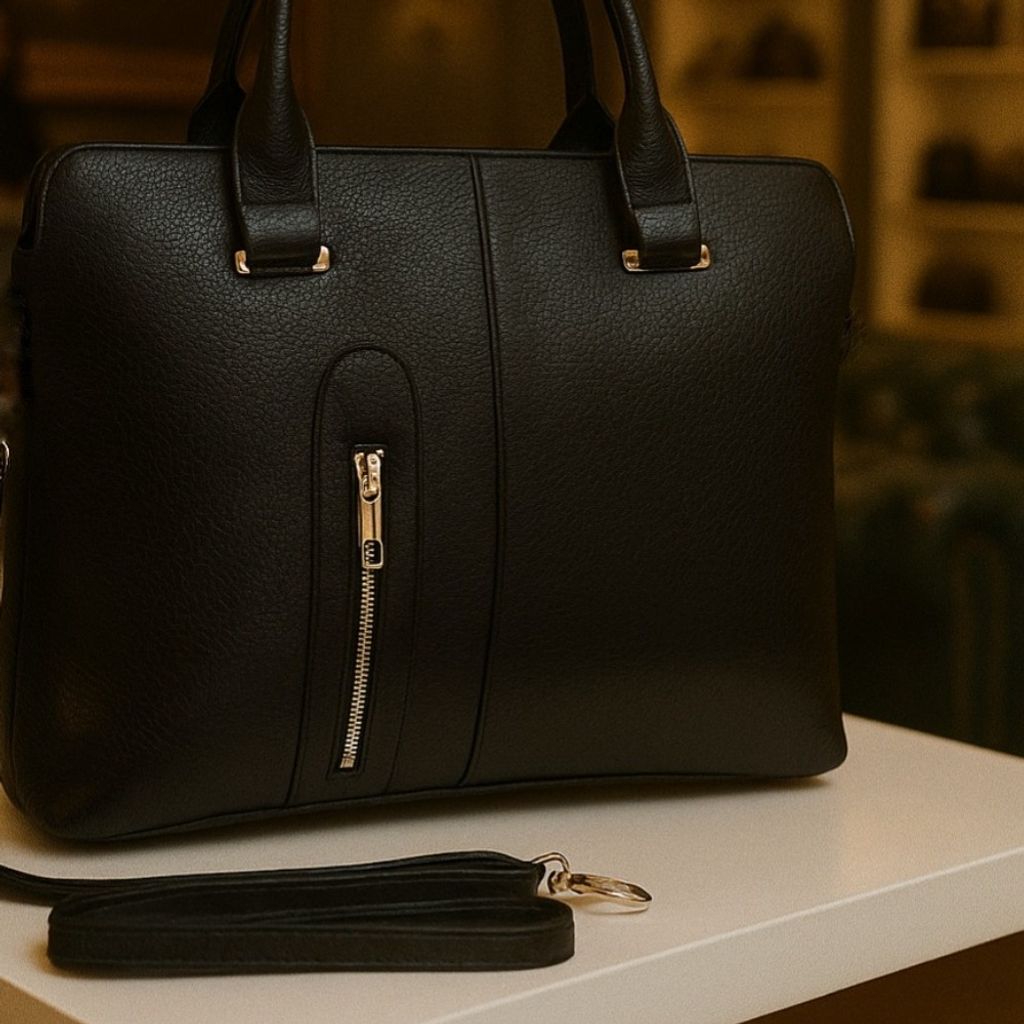 خرید اینترنتی کیف اداری زنانه چرم طبیعی