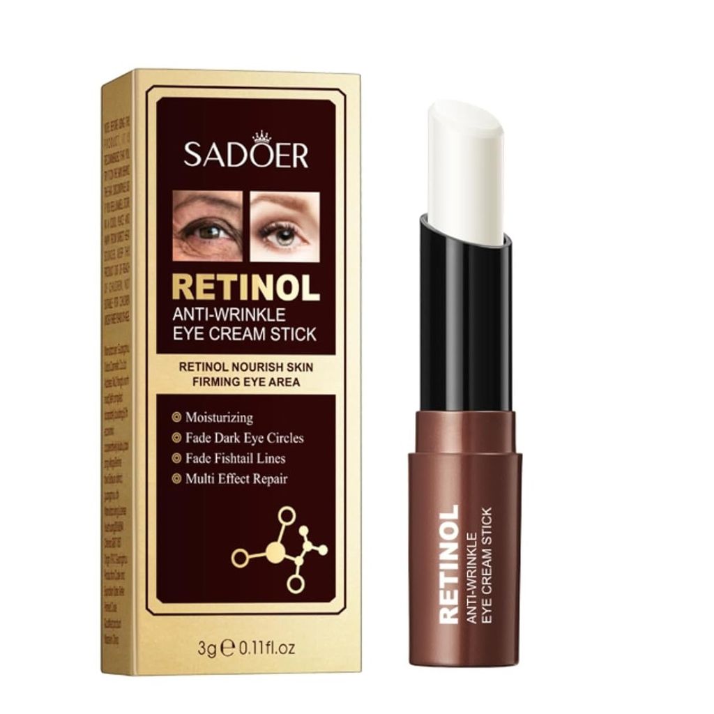فروش اینترنتی کرم دور چشم استیکی ضد چروک رتینول سادور وزن 3 گرم SADOER