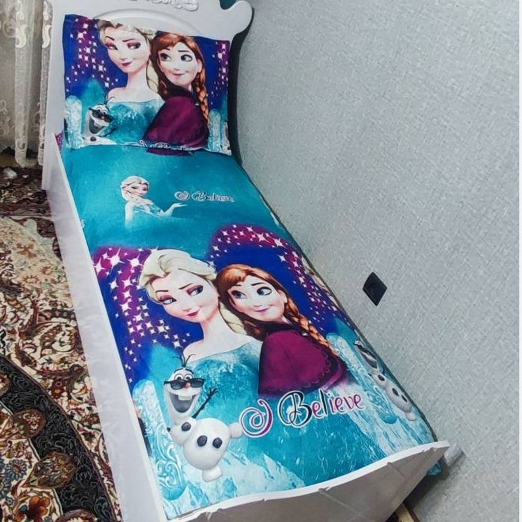 خرید اینترنتی روتختی یک نفره دخترانه السا انا روتشکی عروسکی السا و انا