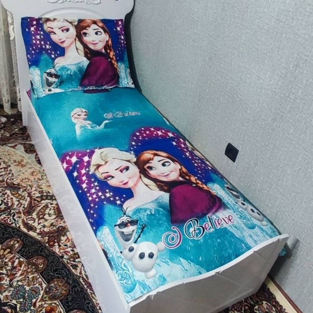 خرید آنلاین روتختی یک نفره دخترانه السا انا روتشکی عروسکی السا و انا