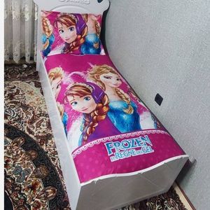 مشخصات روتختی یک نفره السا و انا روتختی دخترانه السا انا روکش تشک صورتی السا و آنا