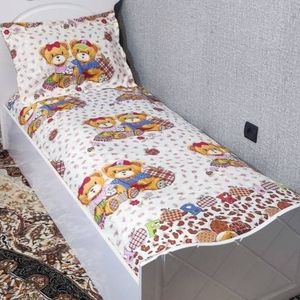خرید انلاین روتختی یکنفره بچه گانه تدی روتختی تدی خرسی روتختی و روکش تشک عروسکی