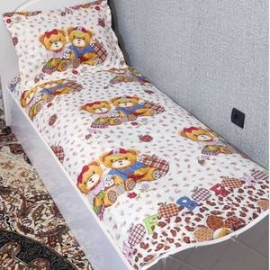 روتختی یکنفره بچه گانه تدی روتختی تدی خرسی روتختی و روکش تشک عروسکی