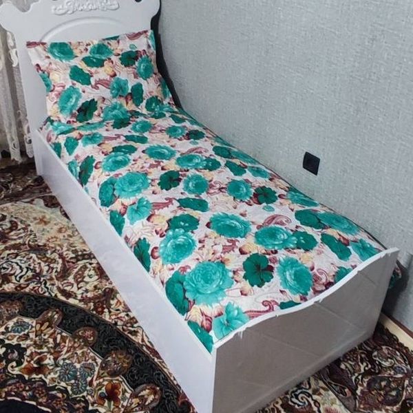 روتختی یک نفره گل سبز روکش تشک یک نفره گل رز سبز روتختی یک نفره