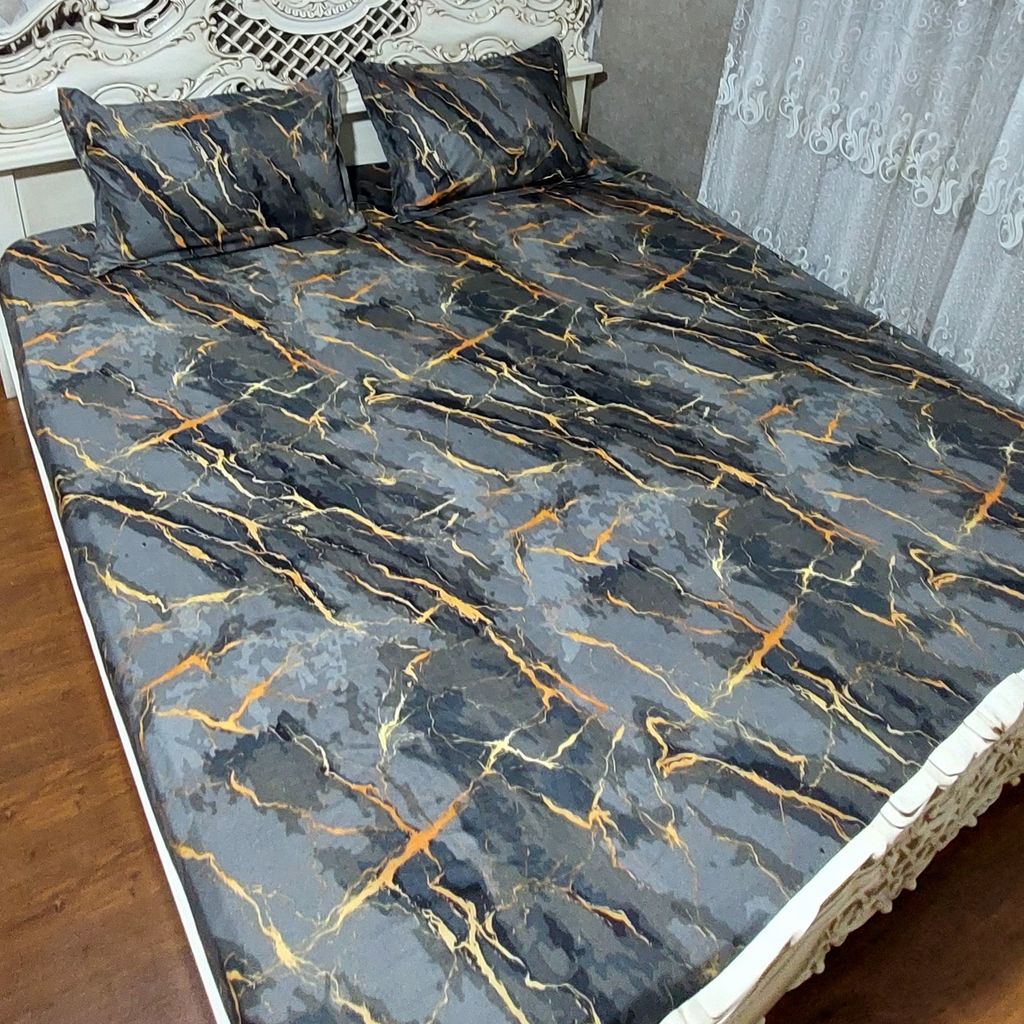 مشخصات روتختی کشدوزی دونفره طرح ماربل یشمی