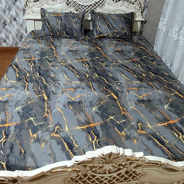 روتختی کشدوزی دونفره طرح ماربل یشمی