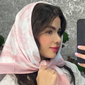 خرید انلاین مینی اسکارف صورتی کد201