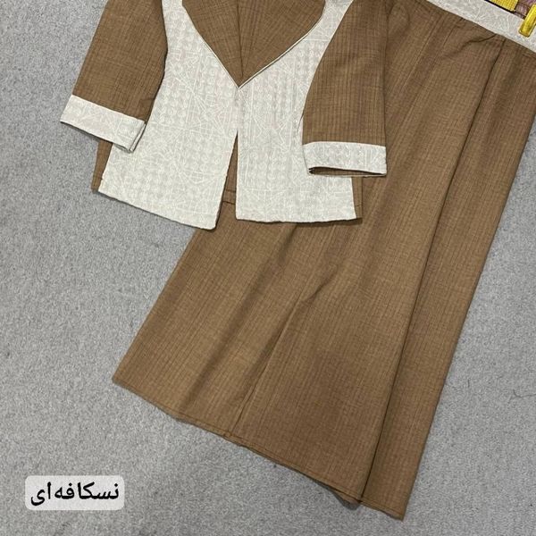 ست کت دامن زنانه طرح آنا