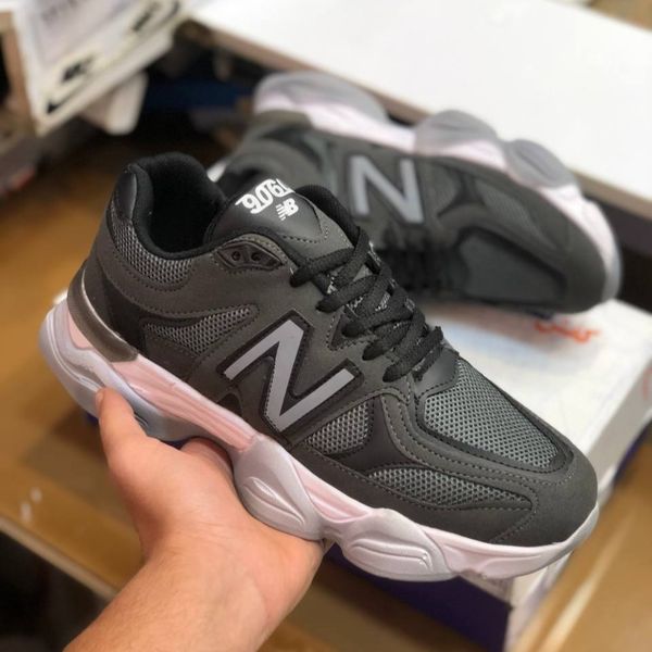 کفش نیوبالانس 9060 ست زنانه و مردانه رنگ طوسی