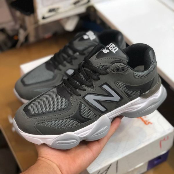 کفش نیوبالانس 9060 ست زنانه و مردانه رنگ طوسی