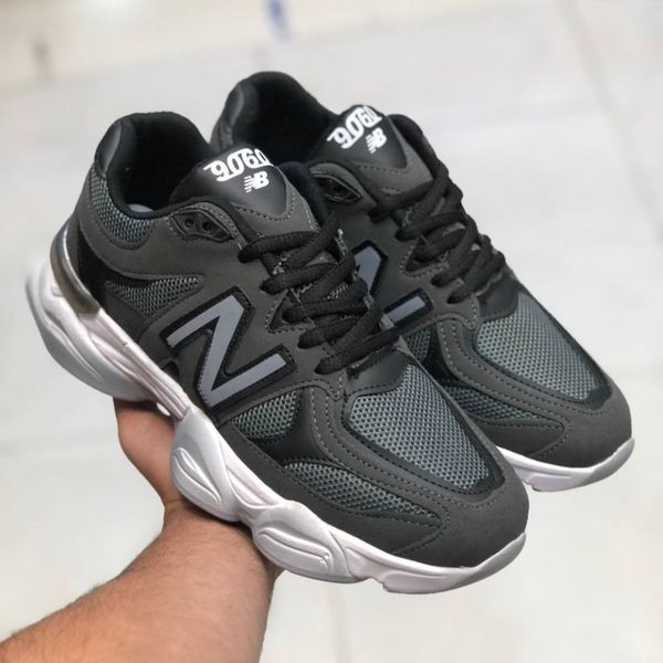 کفش نیوبالانس 9060 ست زنانه و مردانه رنگ طوسی