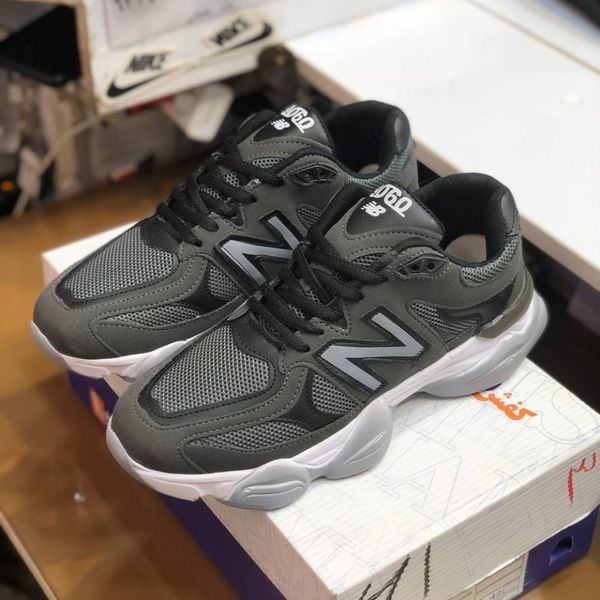 کفش نیوبالانس 9060 ست زنانه و مردانه رنگ طوسی