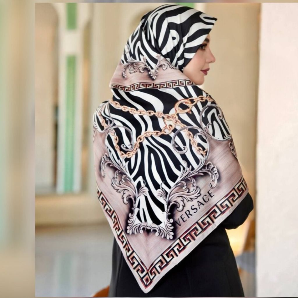 خرید انلاین روسری ابریشم توییل قواره 140 کد 18