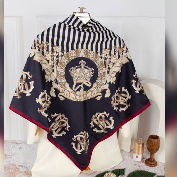 روسری ابریشم توییل قواره 140 کد 19