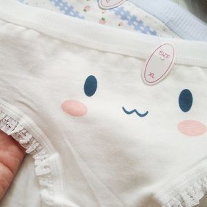 قیمت ارزان شورت نخی عروسکی بسته 3 عددی آبی